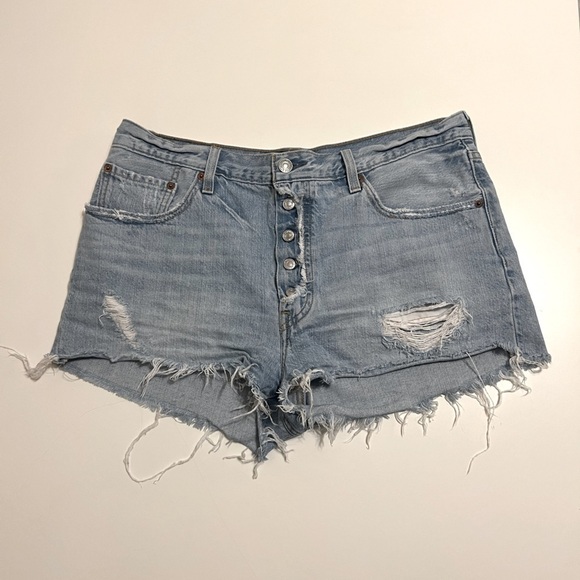 Levi’s | Denim Shorts | Button Fly | 32 Waist - Picture 2 of 7